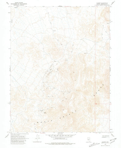United States Geological Survey Gilbert, NV (1968, 24000-Scale) digital map