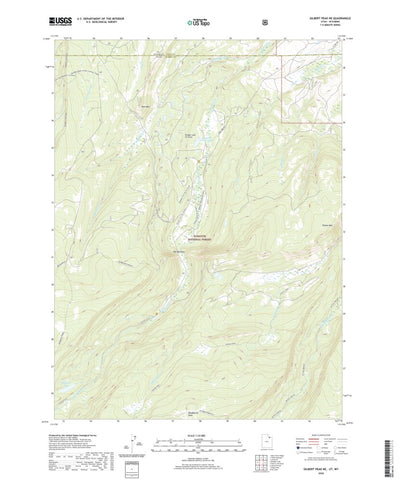 United States Geological Survey Gilbert Peak NE, UT (2020, 24000-Scale) digital map