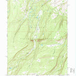 United States Geological Survey Gilbert Peak NE, UT-WY (1967, 24000-Scale) digital map