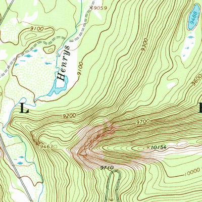 United States Geological Survey Gilbert Peak NE, UT-WY (1967, 24000-Scale) digital map