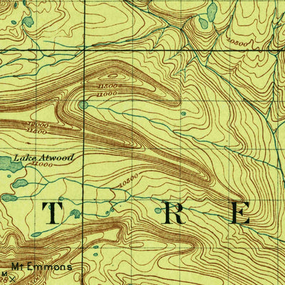 United States Geological Survey Gilbert Peak, UT-WY (1906, 125000-Scale) digital map