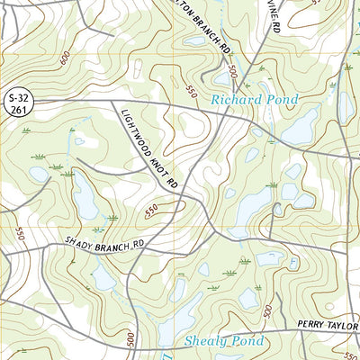 United States Geological Survey Gilbert, SC (2020, 24000-Scale) digital map
