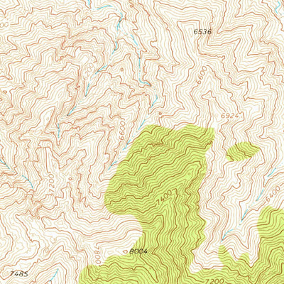 United States Geological Survey Gilbert SE, NV (1968, 24000-Scale) digital map
