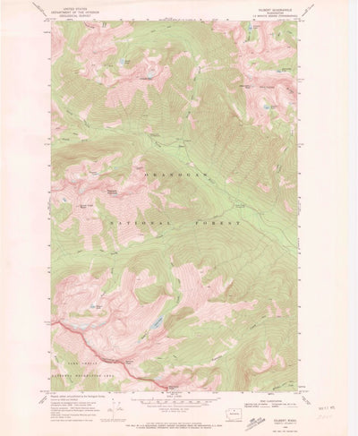 United States Geological Survey Gilbert, WA (1969, 24000-Scale) digital map