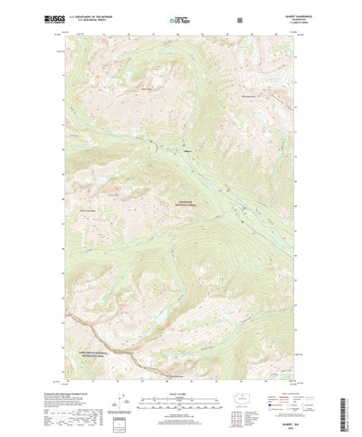 United States Geological Survey Gilbert, WA (2020, 24000-Scale) digital map