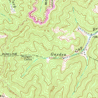 United States Geological Survey Gilbert, WV (1963, 24000-Scale) digital map
