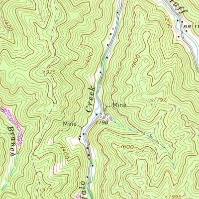 United States Geological Survey Gilbert, WV (1963, 24000-Scale) digital map
