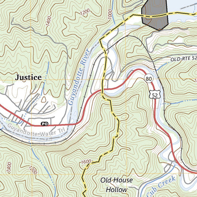 United States Geological Survey Gilbert, WV (2023, 24000-Scale) digital map