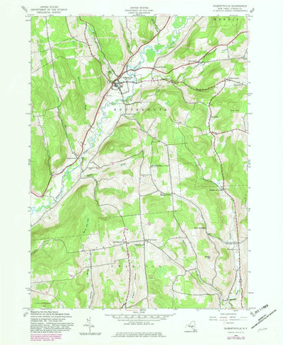 United States Geological Survey Gilbertsville, NY (1943, 24000-Scale) digital map