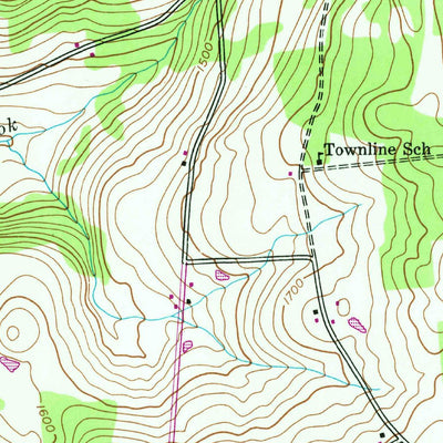 United States Geological Survey Gilbertsville, NY (1943, 24000-Scale) digital map