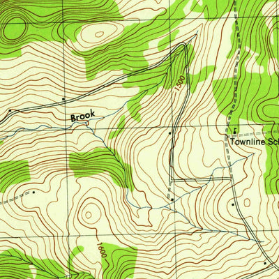 United States Geological Survey Gilbertsville, NY (1945, 31680-Scale) digital map