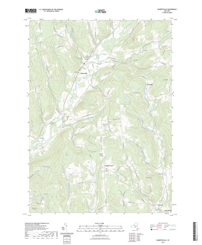 United States Geological Survey Gilbertsville, NY (2023, 24000-Scale) digital map