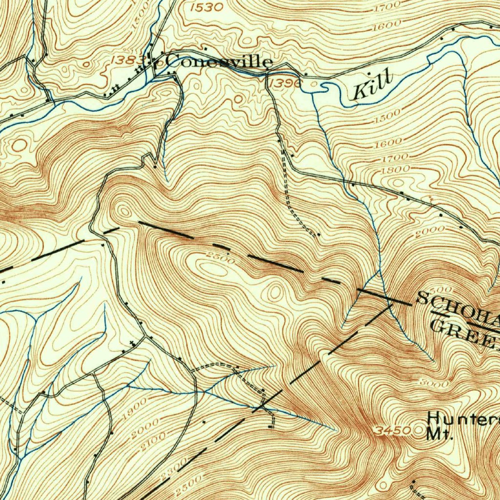 Gilboa, NY (1901, 62500-Scale) Map by United States Geological Survey ...