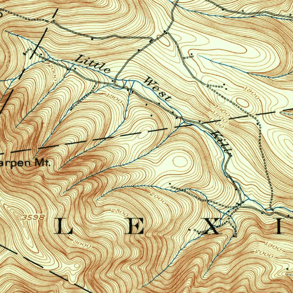 Gilboa, NY (1901, 62500Scale) Map by United States Geological Survey Avenza Maps