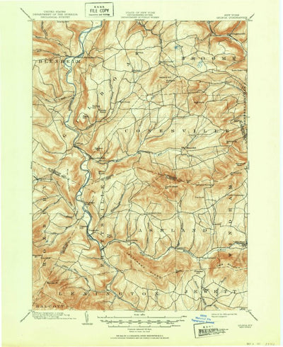 United States Geological Survey Gilboa, NY (1903, 62500-Scale) digital map