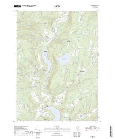 United States Geological Survey Gilboa, NY (2023, 24000-Scale) digital map