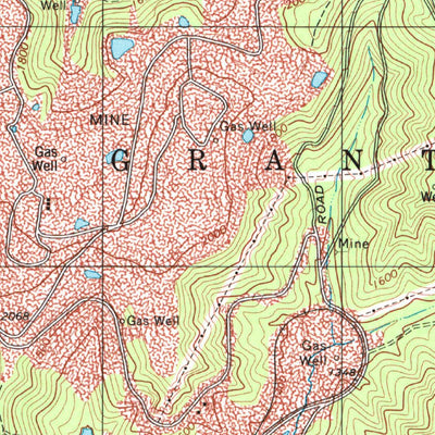 United States Geological Survey Gilboa, WV (1996, 24000-Scale) digital map