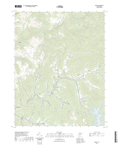 United States Geological Survey Gilboa, WV (2023, 24000-Scale) digital map