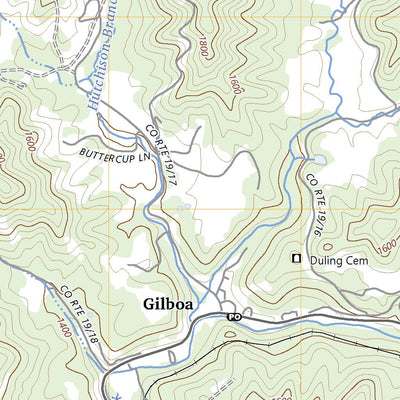 United States Geological Survey Gilboa, WV (2023, 24000-Scale) digital map