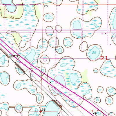 United States Geological Survey Gilchrist, FL (1957, 24000-Scale) digital map