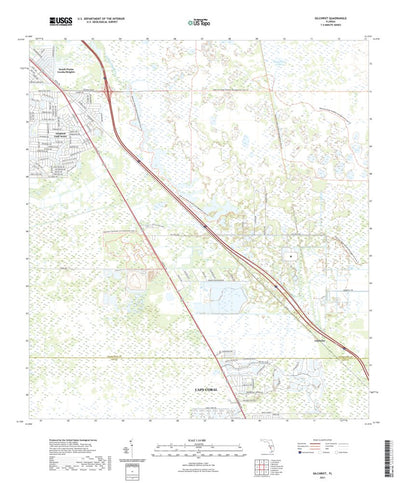 United States Geological Survey Gilchrist, FL (2021, 24000-Scale) digital map