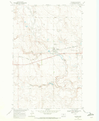 United States Geological Survey Gildford, MT (1969, 24000-Scale) digital map