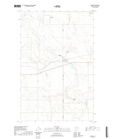 United States Geological Survey Gildford, MT (2020, 24000-Scale) digital map