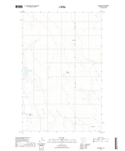 United States Geological Survey Gildford NE, MT (2020, 24000-Scale) digital map