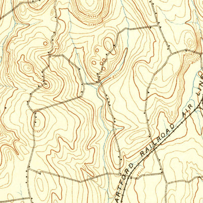 United States Geological Survey Gilead, CT (1892, 62500-Scale) digital map