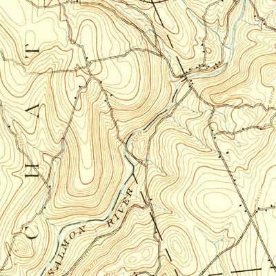 United States Geological Survey Gilead, CT (1892, 62500-Scale) digital map