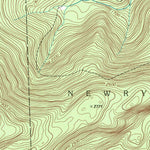 United States Geological Survey Gilead, ME (1995, 24000-Scale) digital map