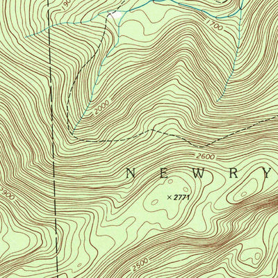 United States Geological Survey Gilead, ME (1995, 24000-Scale) digital map