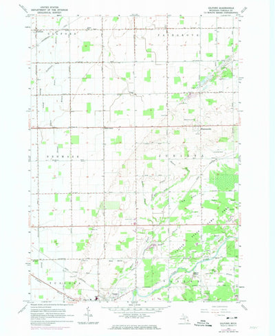 United States Geological Survey Gilford, MI (1963, 24000-Scale) digital map