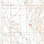 United States Geological Survey Gillam Draw West, WY (1984, 24000-Scale) digital map