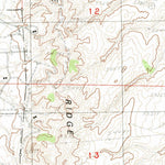 United States Geological Survey Gillam Draw West, WY (1984, 24000-Scale) digital map
