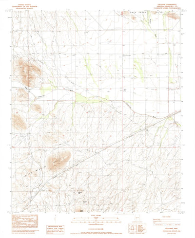 United States Geological Survey Gillespie, AZ (1984, 24000-Scale) digital map