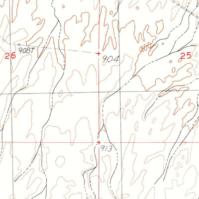 United States Geological Survey Gillespie, AZ (1984, 24000-Scale) digital map