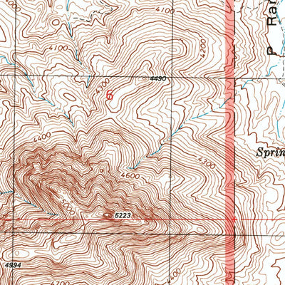 United States Geological Survey Gillespie Mountain, AZ (1996, 24000-Scale) digital map