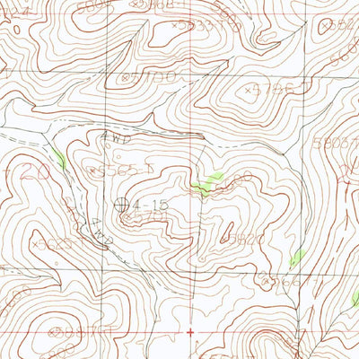 United States Geological Survey Gillespie Mountain, NM (1982, 24000-Scale) digital map