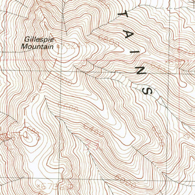 United States Geological Survey Gillespie Mountain, NM (1982, 24000-Scale) digital map