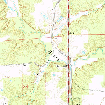 United States Geological Survey Gillespie North, IL (1974, 24000-Scale) digital map