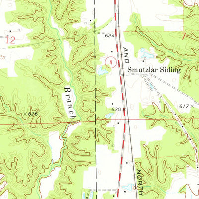 United States Geological Survey Gillespie South, IL (1974, 24000-Scale) digital map