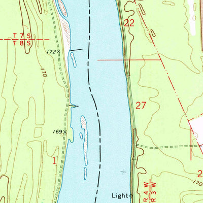 United States Geological Survey Gillett, AR (1972, 24000-Scale) digital map