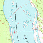 United States Geological Survey Gillett, AR (1972, 24000-Scale) digital map