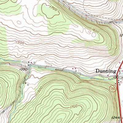 United States Geological Survey Gillett, PA (1954, 24000-Scale) digital map