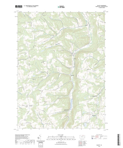 United States Geological Survey Gillett, PA (2023, 24000-Scale) digital map