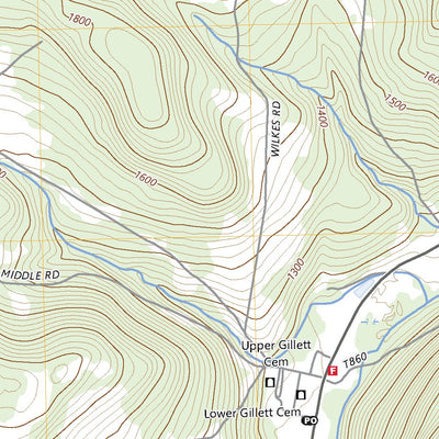 United States Geological Survey Gillett, PA (2023, 24000-Scale) digital map