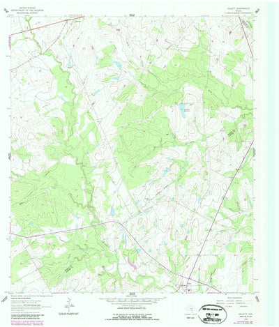 United States Geological Survey Gillett, TX (1961, 24000-Scale) digital map