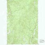 United States Geological Survey Gillette Mountain, WA (1952, 24000-Scale) digital map