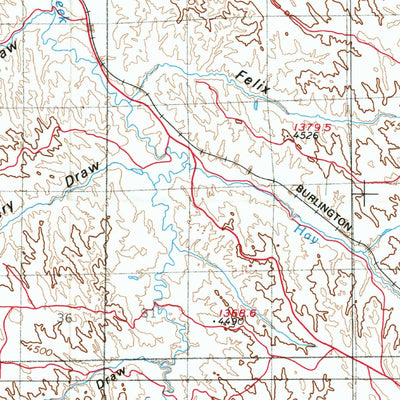 United States Geological Survey Gillette, WY (1972, 100000-Scale) digital map